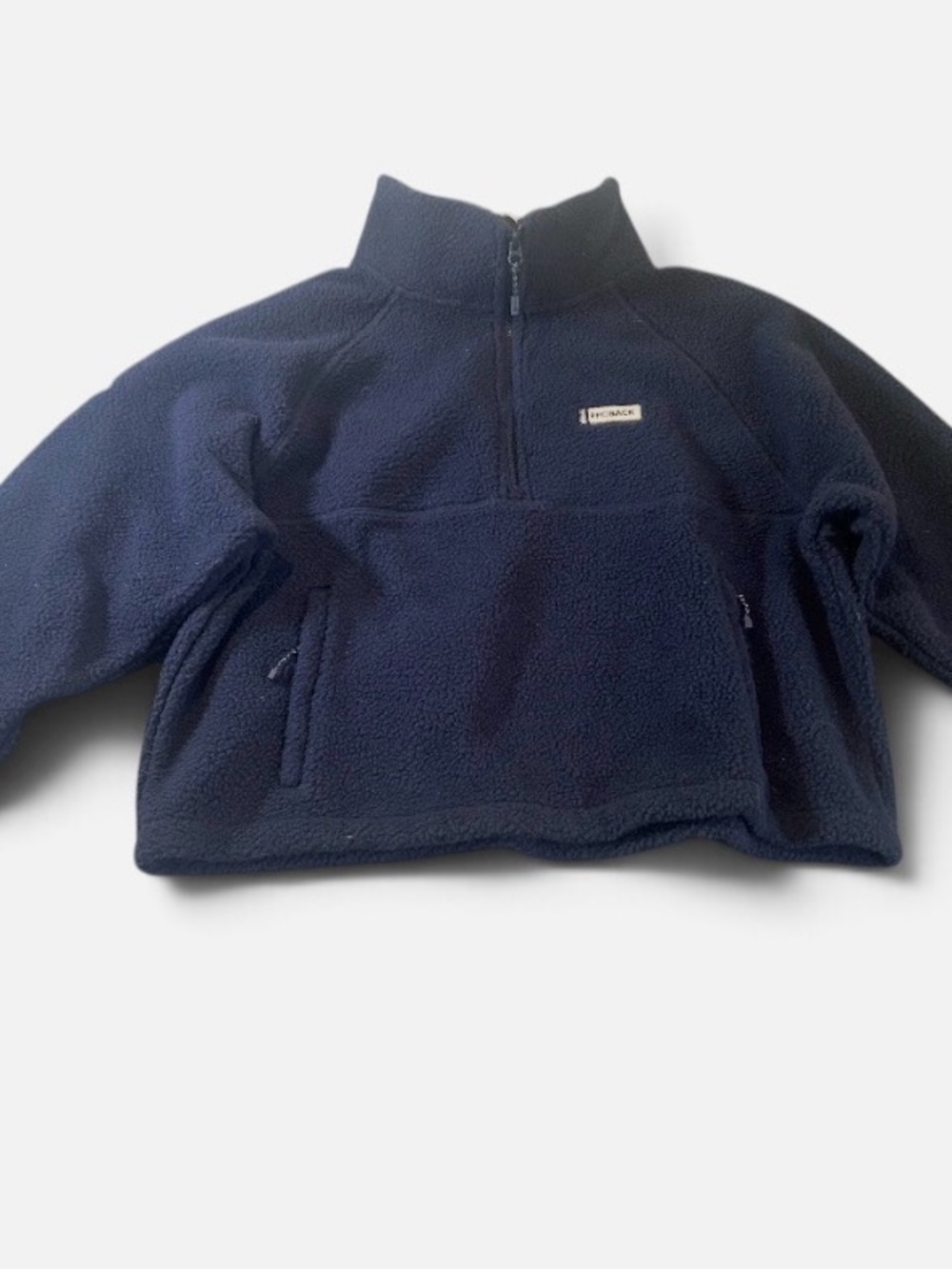 Rhoback Navy Half-Zip Fleece Pullover